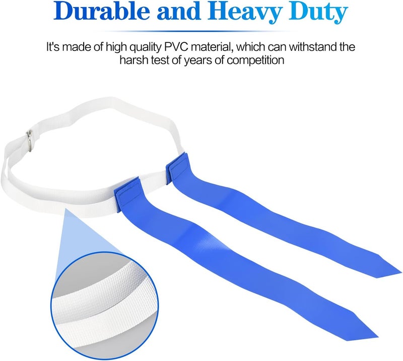 DkOvn Flag Football Set, Flag Football Belts with Flags, Easy Tear Away Belt for Youths, Adult Players of Flag Football - Image 3